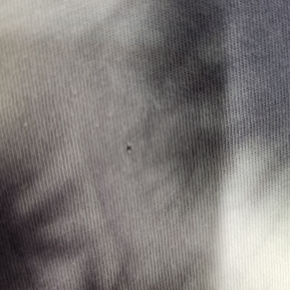 🌸PINK Victoria's Secret Black and White Tie-Dye Long Sleeve Top Size Small - Picture 5 of 5